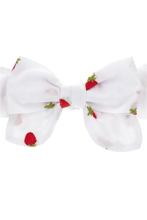 cerchietto in cotone bianco MONNALISA KIDS | 39G00779449944